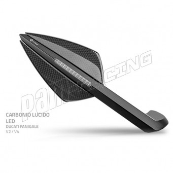 Rétroviseurs LED DAEMON Line DB RACE Panigale V4/V2 2018-2024