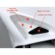 Carénage poly complet 5 parties pour winglets selle origine fibre de verre Panigale V4/V4R/V4S 2018-2022 SRT FAIRINGS