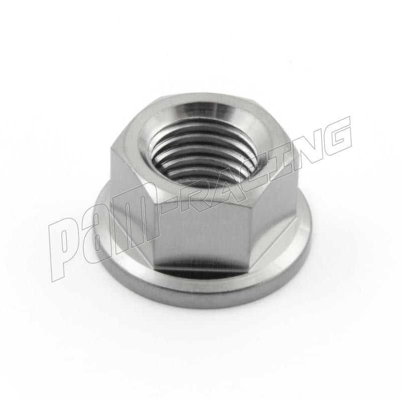 ÉCROU DE BLOCAGE D'INSERT GR5 M10x1.25mm, INSERT Ti-GR5 YAMAHA HONDA  CHAQUE, 90185-10012 90306-KZ4-711