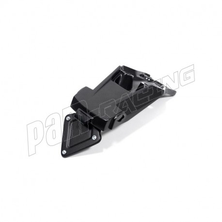 Support de plaque d'immatriculation carbone mat ILMBERGER Multistrada V4 2021-2022