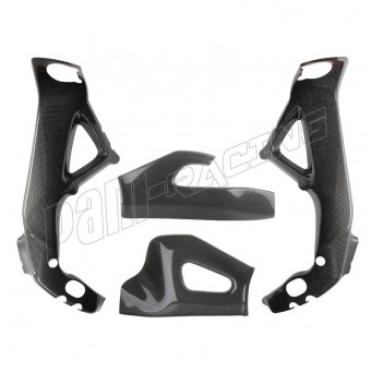 Protections de cadre et bras oscillant carbone RSV4 1100 Factory 2021-2024, Tuono V4 2021-2024
