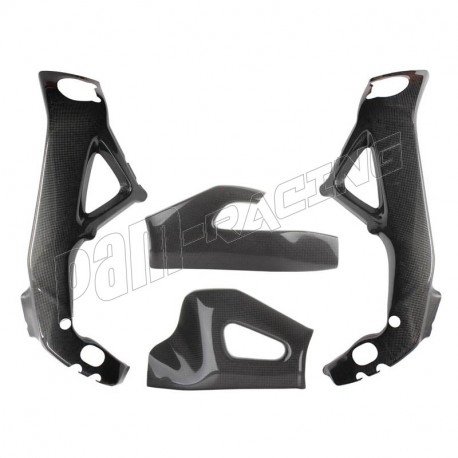 Protections de cadre et bras oscillant carbone RSV4 1100 Factory 2021-2024, Tuono V4 2021-2024