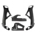 Protections de cadre et bras oscillant carbone RSV4 1100 Factory 2021-2024, Tuono V4 2021-2024