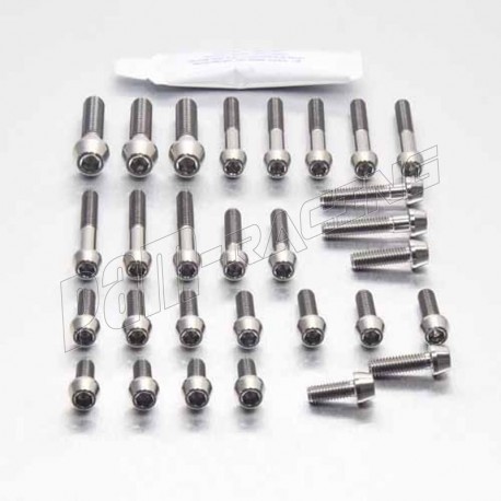 Kit visserie moteur titane R6 2017-2023 PRO-BOLT 32 PCS