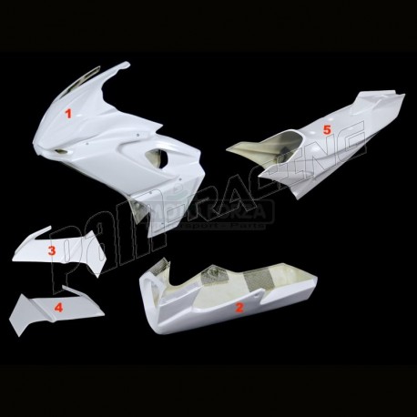 Carénage racing 5 parties fibre de verre RS660 2020-2024 SRT FAIRINGS