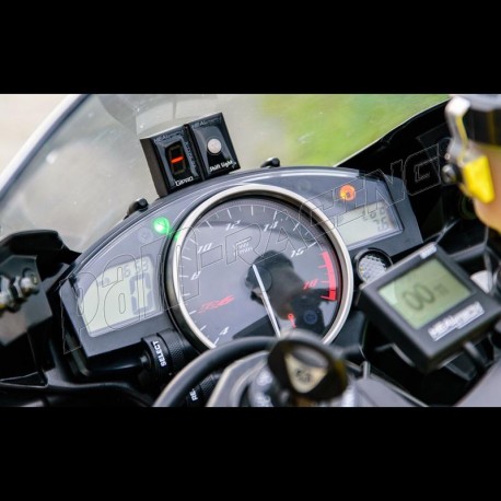Indicateur de rapport engagé GIPRO X-type G2 avec fonction shift light HEALTECH sans faisceau