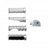 Kit repose-pied passager MFW R7 2021-2023 pour commandes reculées d'origine