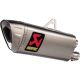 Silencieux adaptable SLIP-ON mono silencieux titane Akrapovic Speed Triple 1200RR/RS 2021-2023