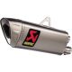 Silencieux adaptable SLIP-ON mono silencieux titane Akrapovic Speed Triple 1200RR/RS 2021-2024