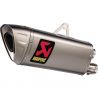 Silencieux adaptable SLIP-ON mono silencieux titane Akrapovic Speed Triple 1200RR/RS 2021-2024
