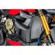 Ecope de radiateur droite carbone ILMBERGER 1100 Streetfighter V4 2020-2023