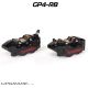 Paire d'étriers de frein radiaux taillés masse BREMBO GP4-RB P4 30/34 NOIR 100mm