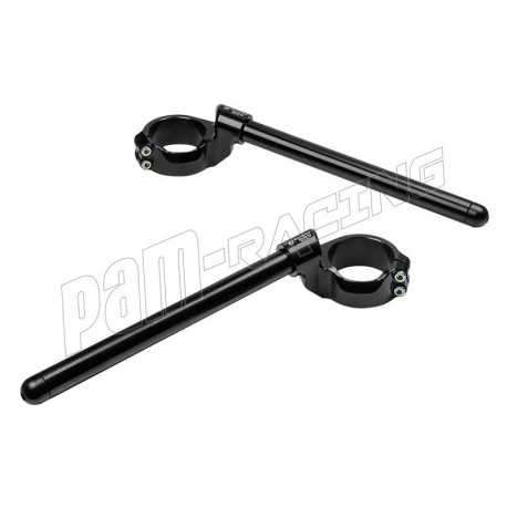 Bracelets & demi-guidons réhaussés 26 mm 6.5 degrés diam 51 mm BONAMICI RS 660, RSV4 2021-2024, RSV 1000, 675 SR-R