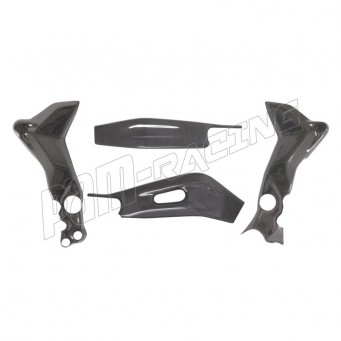 Protections de cadre et de bras oscillant carbone R7 2022-2025, MT-07 2021-2024