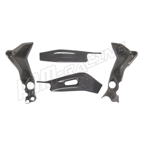 Protections de cadre et de bras oscillant carbone R7 2022-2025, MT-07 2021-2024
