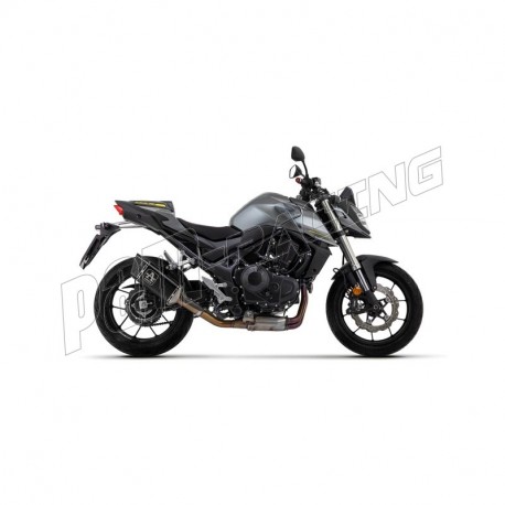 Silencieux racing titane noir PISTA ARROW CB750 Hornet 2023-2024