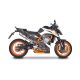 Ligne 3/4 homologuée 175 mm double silencieux GRID-O titane SPARK 790/R Adventure, Duke 790 2018-2024, Duke 890/R 2020-2023