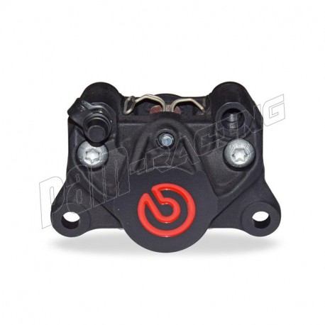 Etrier arrière BREMBO P34G droit noir logo rouge Entraxe 84 mm