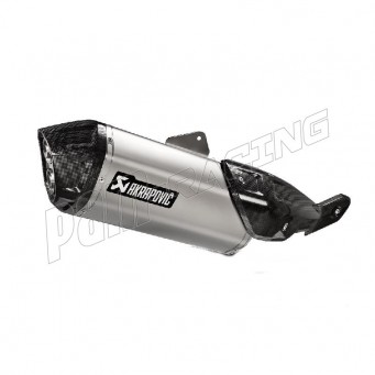 Silencieux titane embout carbone homologué Akrapovic V-Strom 800DE 2022-2024