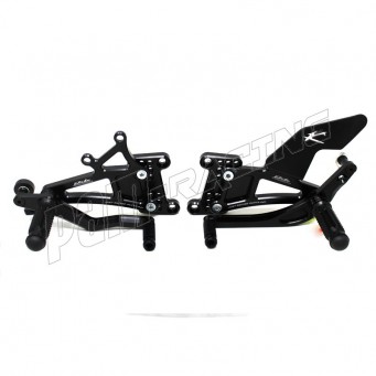 Commandes reculées Valter Moto Type 1.5 Daytona 675/R 2006-2012, 675 Street Triple/R 2007-2012