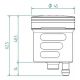 Bocal de frein ou d'embrayage aluminium 30 cm3 LIGHTECH