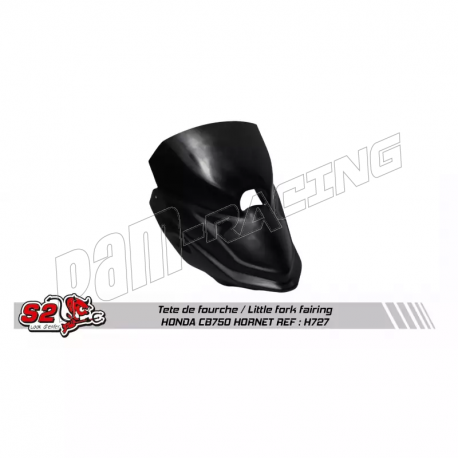 Tête de fourche fibre de verre noire S2 CONCEPT CB750 Hornet 2023-2024