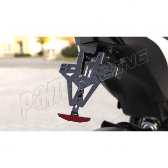Support de plaque d' immatriculation AKRON-RS avec éclairage HIGHSIDER CB750 Hornet 2023-2025