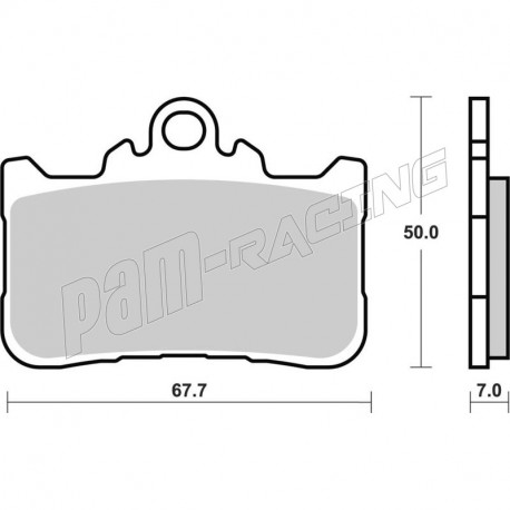 Plaquettes de frein avant Brembo SA Sinter Route CB500F/X, CBR500R, CB750 Hornet 2022-2023