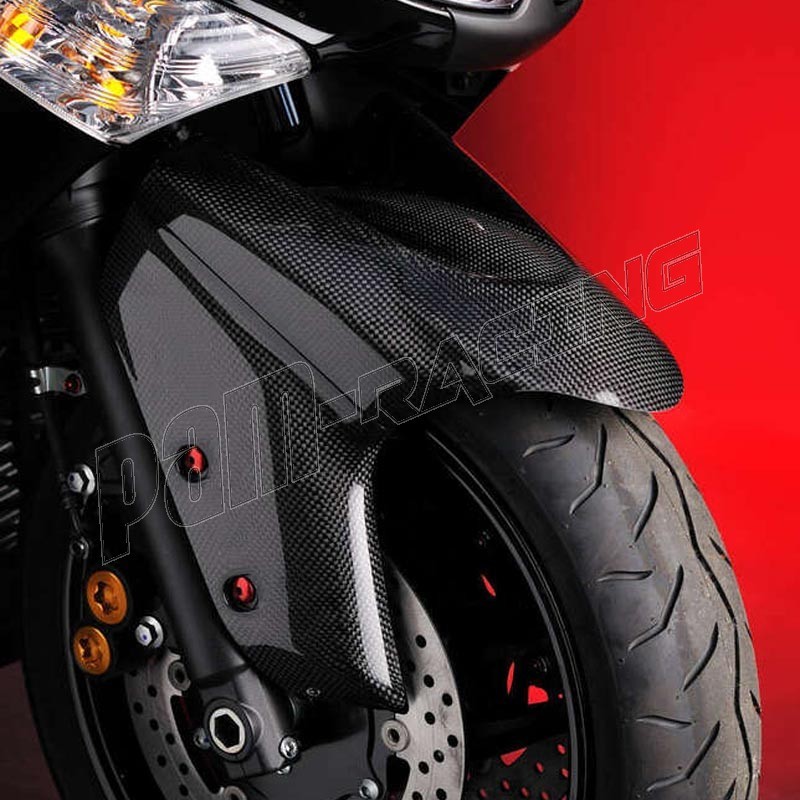 Garde-boue Avant Compatible Yamaha TMAX 500 (2008-2011) Et TMAX 530 (2012-2014) - Noir Brillant, En ABS Injecté