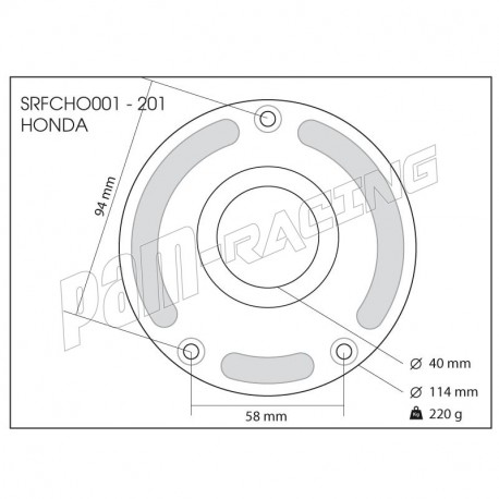 Bouchon de réservoir HONDA