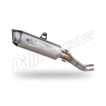 Demi-Ligne racing titane silencieux Force EVO SPARK RSV4,Tuono V4 2015-2025