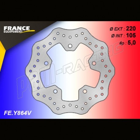 Disque de frein arrière Gamme Essentiel Vag FRANCE EQUIPEMENT YAMAHA