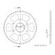 Couronne acier 520 SRT Sprockets Duke 125/390, RC125/390, 390 Adventure, 125/401 Svartpilen, 401 Vitpilen