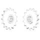 Pignon de sortie de boite 520 SRT Sprockets HONDA