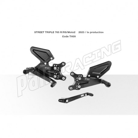 Commandes reculées Bonamici Racing Street Triple 765R/RS, Moto2 2023-2024 Commandes reculées Bonamici Racing Street Triple 765R/RS, Moto2 2023-2024