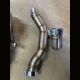 Raccord racing inox non catalysé TS CONCEPT Multistrada V4 2021-2024