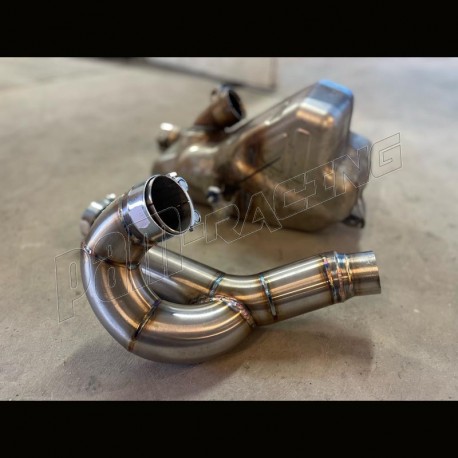 Raccord racing inox non catalysé TS CONCEPT Multistrada V4 2021-2024
