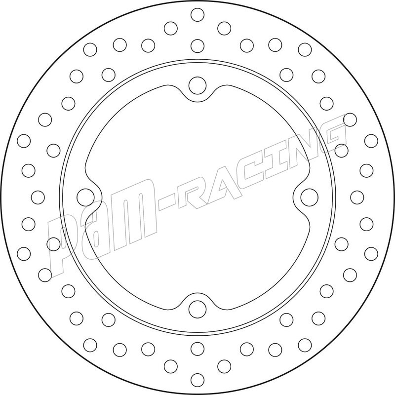 Disque de frein arrière fixe 240 mm BREMBO série ORO HONDA - PAM RACING