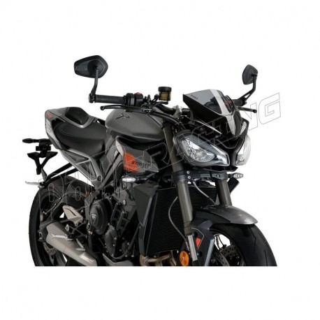 Bulle saute vent new generation sport PUIG 765 Street Triple R/RS 2023-2024