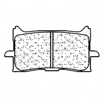 Plaquettes de frein avant route métal fritté XBK5 CL BRAKES 1245XBK5 HONDA