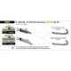 Silencieux Maxi RACE-TECH ARROW Aluminium Titane R1200 GS 2013-2018 R1200 GS Adventure 2013-2018 R1250 GS / Adventure 2019-2022
