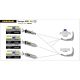 Silencieux RACE-TECH ARROW embout carbone Z650 2017-2020, Ninja 650 2017-2020, Versys 650 2017-2024