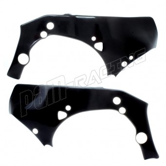 Paire de protections de cadre fibre de verre noire ZX10R 2011-2015 SRT FAIRINGS