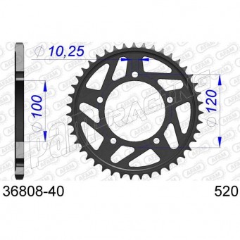 Couronne aluminium AFAM 520 RSV4 2009-2023