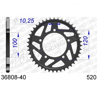 Couronne aluminium AFAM 520 RSV4 2009-2024