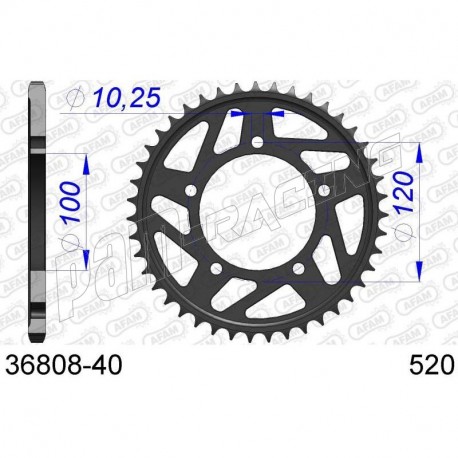Couronne aluminium AFAM 520 RSV4 2009-2024
