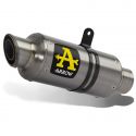 Silencieux GP2 nichrom noir ARROW 125/390 Duke 2021-2023