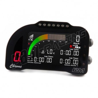 Tableau de bord et chronomètre Chrome Plus2 avec adaptateur plug & play I2M CBR1000RR 2020-2023