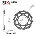Couronne acier 525 S1000RR 2019-2026, S1000XR 2020-2026, S1000R 2021-2026 FRANCE EQUIPEMENT