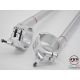 Bracelets et demi-guidons racing GP 7 degrés 50 mm MELOTTI Street Triple 765 RS 2017-2025